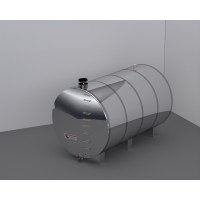 15 Ton Yatay Depo Paslanmaz  Depo 2MM -15000 litrelik Su Deposu 2MM